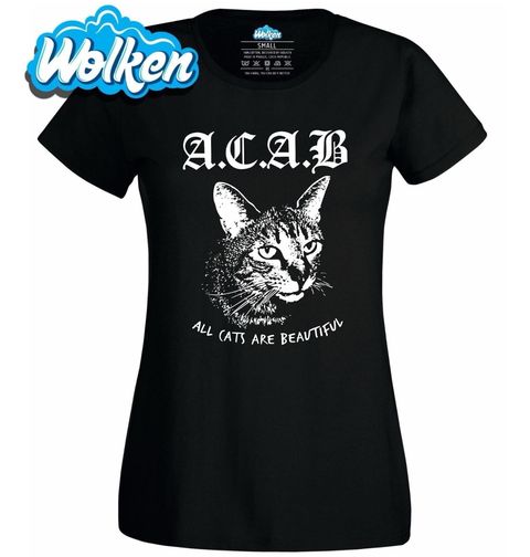 Obrázek produktu Dámské tričko Všechny kočky jsou krásné A.C.A.B