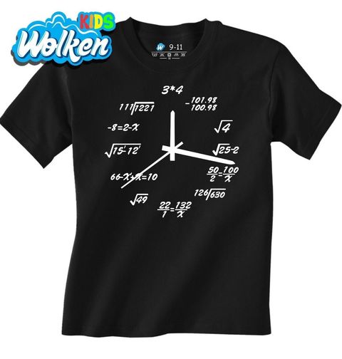 Obrázek produktu Dětské tričko Kolik je hodin? Každá hodina se počítá Math Clock