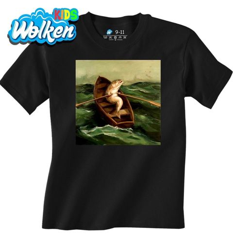 Obrázek produktu Dětské tričko Ryba v záchranném člunu