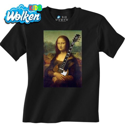 Obrázek produktu Dětské tričko Mona Lisa a elektrická kytara