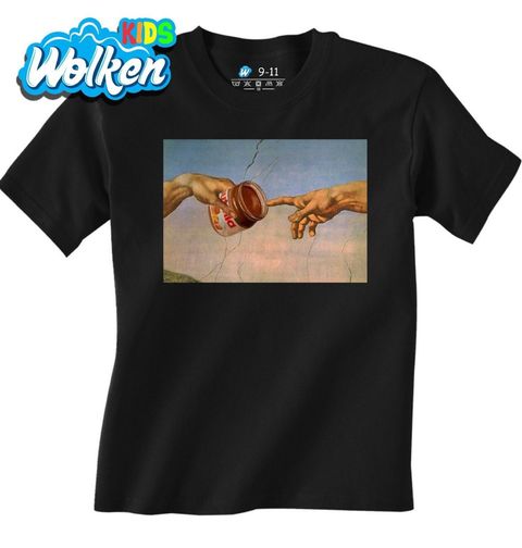 Obrázek produktu Dětské tričko Spojení nutellou boha s člověkem