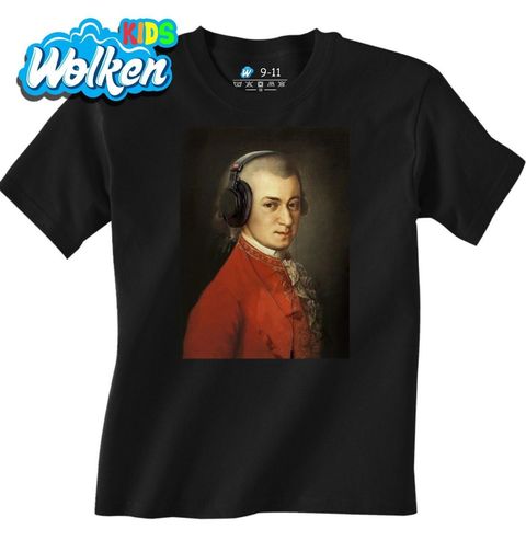 Obrázek produktu Dětské tričko Mozart se sluchátkama