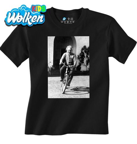 Obrázek produktu Dětské tričko Albert Einstein na kole