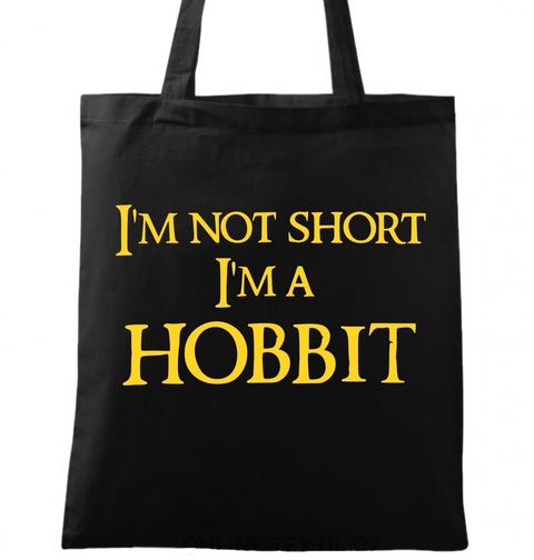 Obrázek produktu Bavlněná taška Já nejsem malý, já jsem hobit "I am not short I am Hobbit"