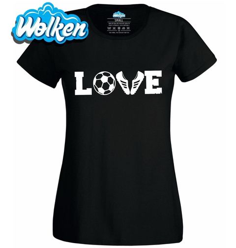 Obrázek produktu Dámské tričko Láska k fotbalu Love football