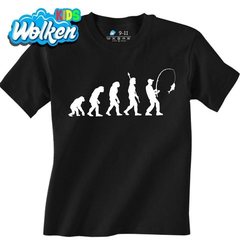 Obrázek produktu Dětské tričko Evoluce rybaření