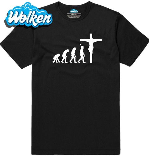 Obrázek produktu Pánské tričko Evoluce křesťanství