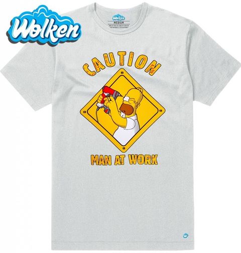 Obrázek produktu Pánské tričko The Simpsons Man at work Simpsonovi
