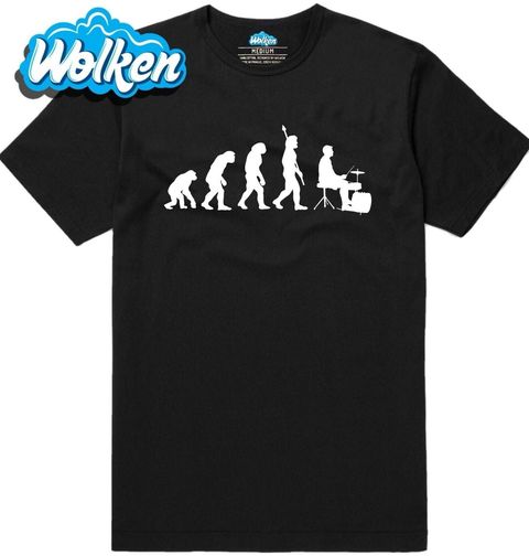 Obrázek produktu Pánské tričko Evoluce bubeníka