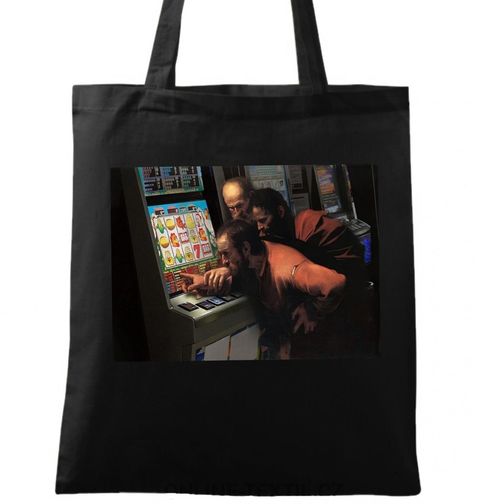 Obrázek produktu Bavlněná taška Tři muži u hracího automatu