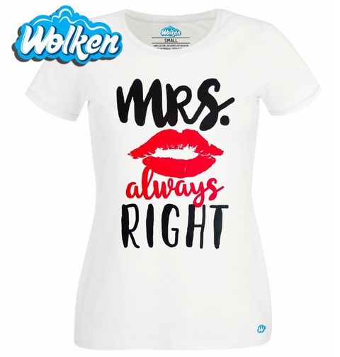 Obrázek produktu Dámské tričko Mrs. Always Right