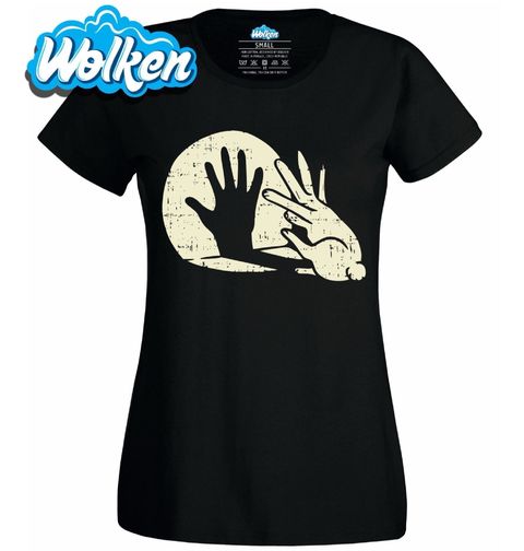 Obrázek produktu Dámské tričko Králík ve stínu Rabbit Hand Shadow