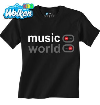 Dětské tričko Hudba ON Problémy OFF.jpg