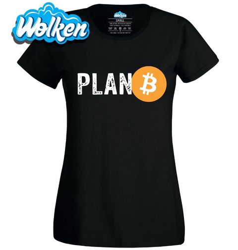 Obrázek produktu Dámské tričko Plán B(itcoin) Bitcoin