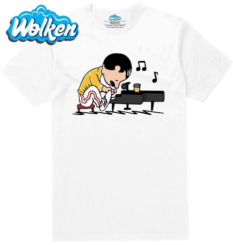 Obrázek produktu Pánské tričko Snoopy Freddie Mercury Piano