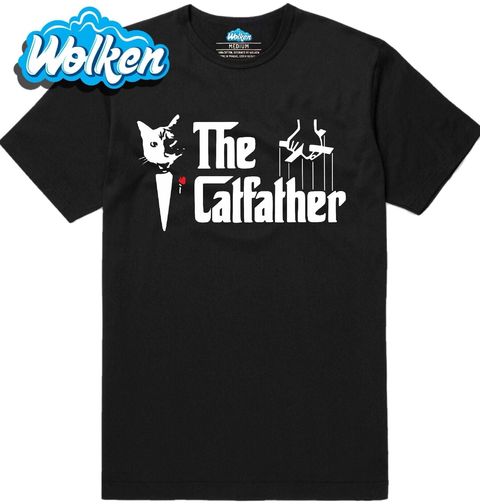 Obrázek produktu Pánské tričko The Catfather Kmotr Kočka