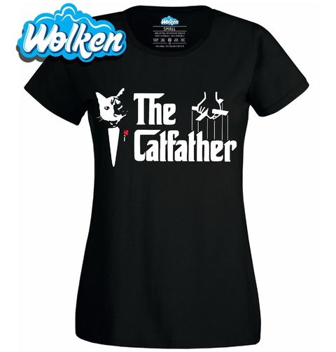 Obrázek produktu Dámské tričko The Catfather Kmotr Kočka