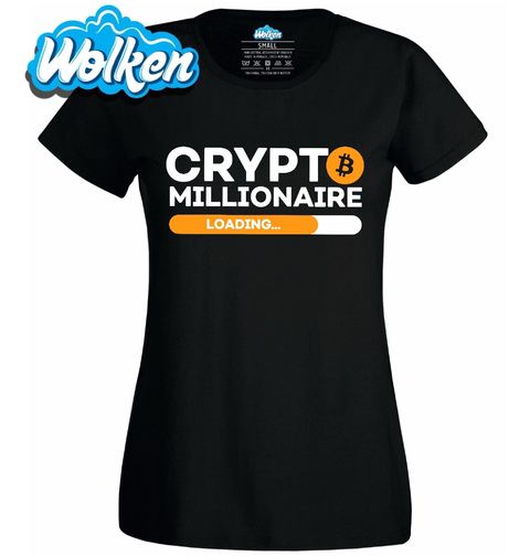 Obrázek produktu Dámské tričko Crypto Milionář Crypto Millionaire Loading