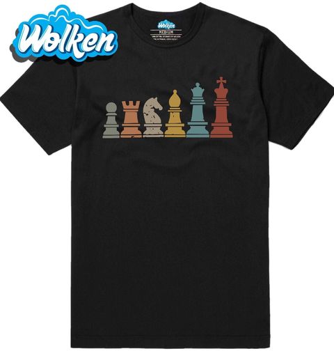 Obrázek produktu Pánské tričko  Barevné Šachové figurky Chess Pieces