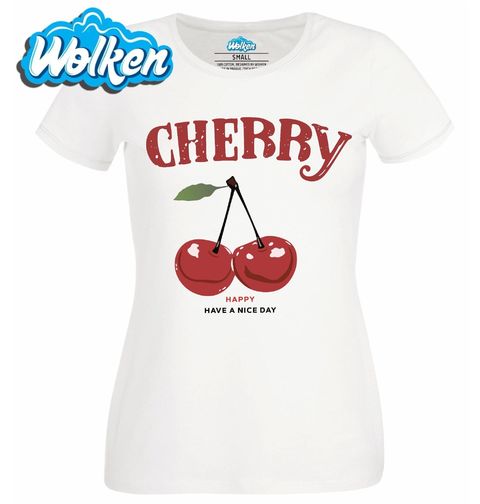 Obrázek produktu Dámské tričko Šťastné Třešničky - Cherry Have A Nice Day