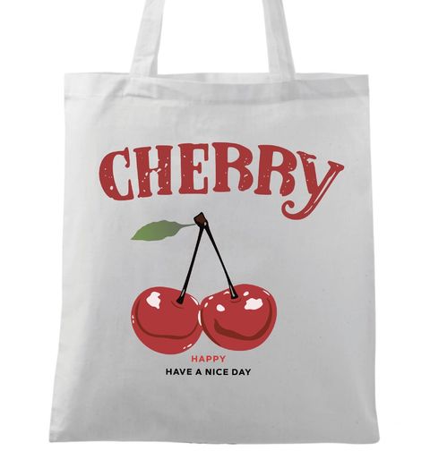 Obrázek produktu Bavlněná taška Šťastné Třešničky - Cherry Have A Nice Day