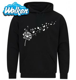 Pampeliška a Motýli Dandelion Butterfly,mikina.jpg