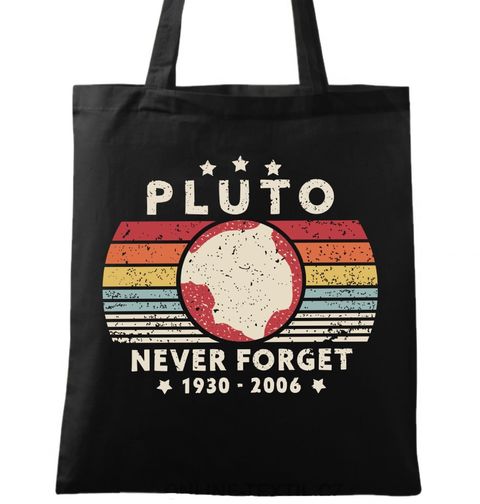 Obrázek produktu Bavlněná taška Pluto Nikdy nezapomeneme Never Forget