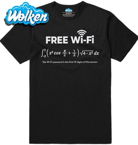 Obrázek produktu Pánské tričko Free WiFi Rovnice