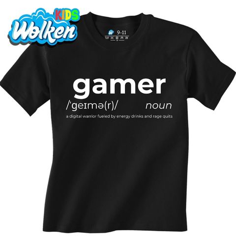 Obrázek produktu Dětské tričko Definice Hráč: Digitální bojovník Gamer