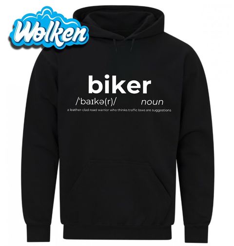 Obrázek produktu Pánská mikina Definice Motorkář: Rebel silnic Biker