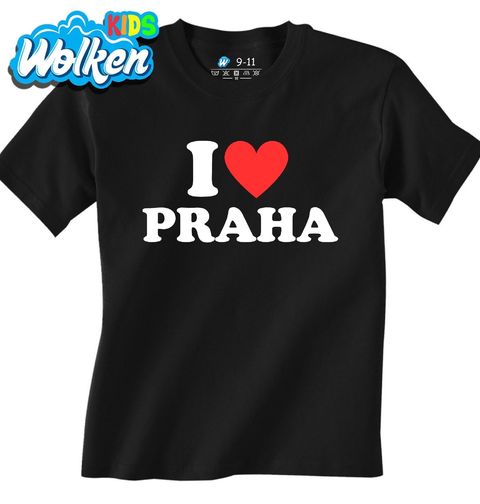 Obrázek produktu Dětské tričko Miluju Prahu I Love Praha