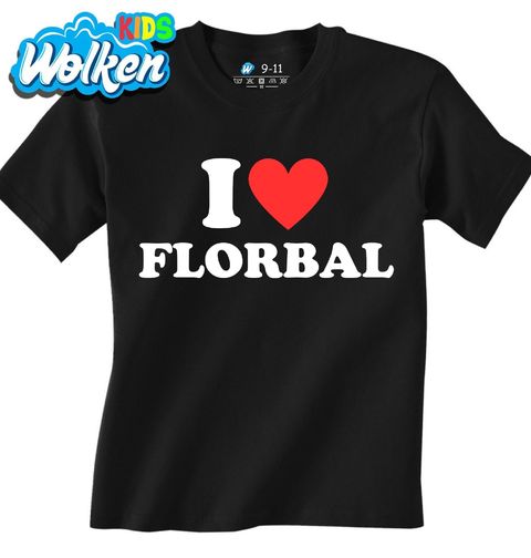 Obrázek produktu Dětské tričko Miluju Florbal I Love Florbal