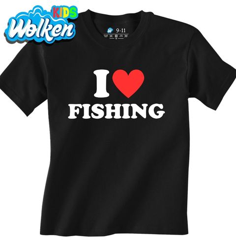 Obrázek produktu Dětské tričko Miluju rybaření I Love Fishing