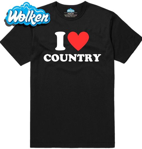 Obrázek produktu Pánské tričko Miluju country I Love Country