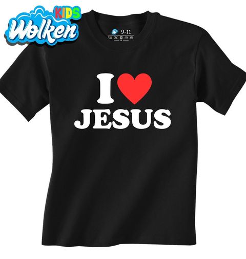 Obrázek produktu Dětské tričko Miluju Ježíše I Love Jesus