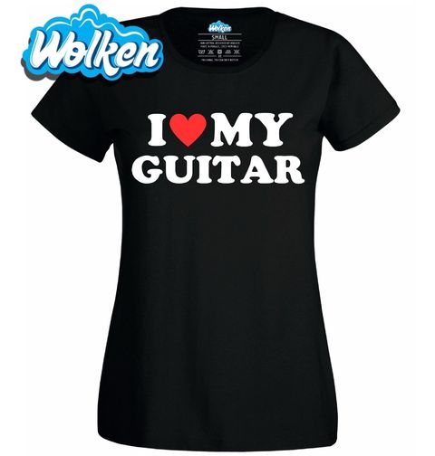 Obrázek produktu Dámské tričko Miluju moji kytaru I Love My Guitar