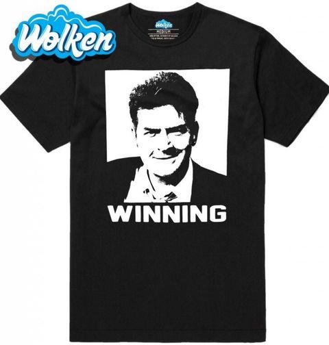 Obrázek produktu Pánské tričko Charlie Sheen Winning "Vyhrávej!"