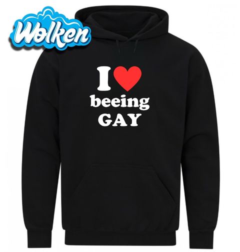 Obrázek produktu Pánská mikina Miluju být gay I Love Beeing Gay