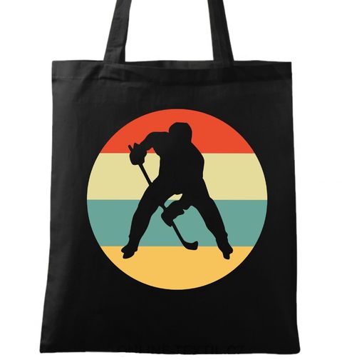 Obrázek produktu Bavlněná taška Retro hokejista Retro Hockey Player