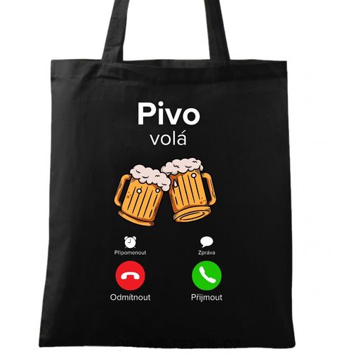 Obrázek produktu Bavlněná taška Pivo volá Phone Call