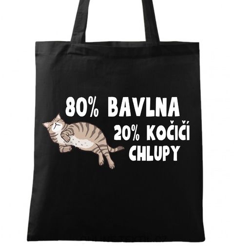 Obrázek produktu Bavlněná taška 80% Bavlna 20% Kočičí Chlupy