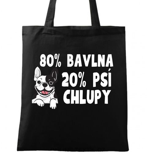 Obrázek produktu Bavlněná taška 80% Bavlna 20% Psí Chlupy