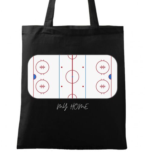 Obrázek produktu Bavlněná taška Hokejové hřiště Můj Domov Ice Hockey Rink My Home