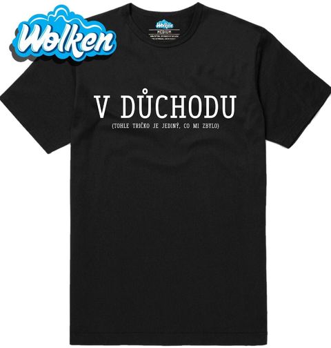 Obrázek produktu Pánské tričko V důchodu (tohle tričko je jediný, co mi zbylo)