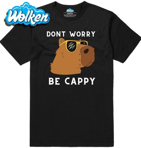 Obrázek produktu Pánské tričko Drsná Kapybara Don't Worry Be Cappy