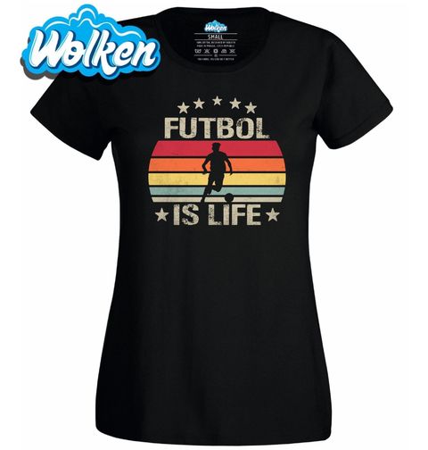 Obrázek produktu Dámské tričko Fotbal je život Retro Futbol is Life