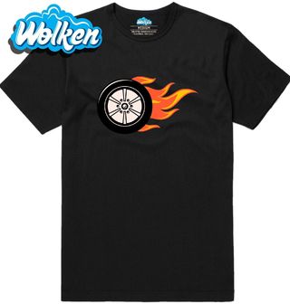 Pánské tričko Hot Wheels Hořící pneu.jpg